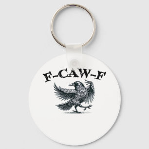 F-Caw-F Retro-Stil Schlüsselanhänger
