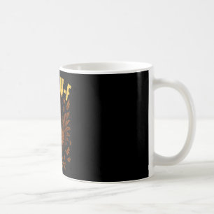 F-caw-f Truthahn Huhn Pilgerhut Lustiger Erntedank Kaffeetasse