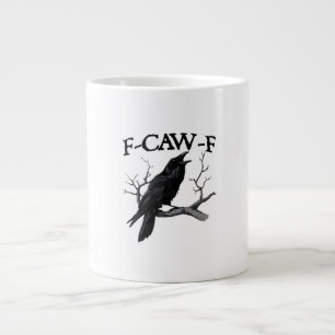 F Caw F Vintage Grafik Klassiker Jumbo-Tasse