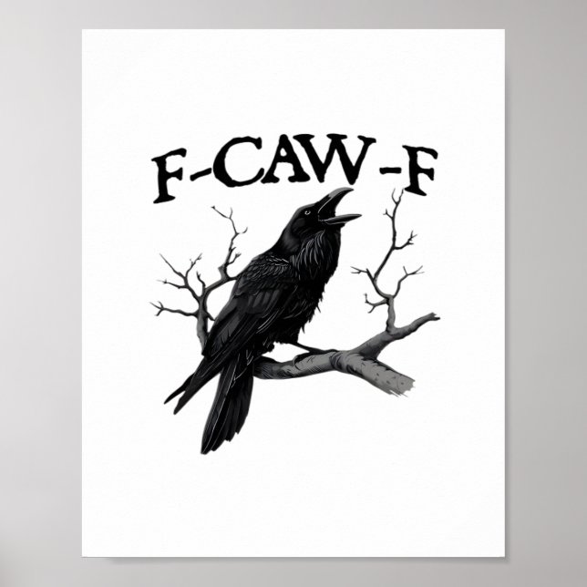F Caw F Vintage Graphic Classic Poster (Vorne)