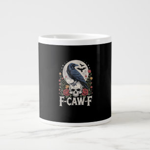 F-Caw-F Vogel Krähe Lustige Krähe Vogel Krächzen G Jumbo-Tasse