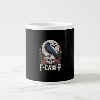 F-Caw-F Vogel Krähe Lustige Krähe Vogel Krächzen G Jumbo-Tasse