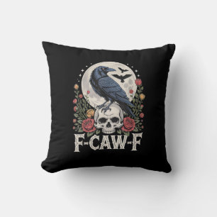 F-Caw-F Vogel Krähe Lustige Krähe Vogel Krächzen G Kissen