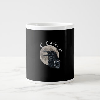 F-Caw-F Vogel Krähe Minimal Sauber Jumbo-Tasse