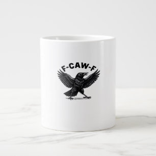 F-Caw-F Vogel Liebhaber Humorvolle Wortspiel-Aufkl Jumbo-Tasse