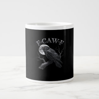 F-Caw-F Vogel Mond Gothic Klassisches Cooles Desig Jumbo-Tasse