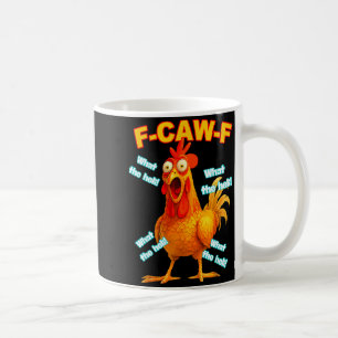 F-caw-f Was Die Heli Huhn Lustiges Meme Vintage Kaffeetasse