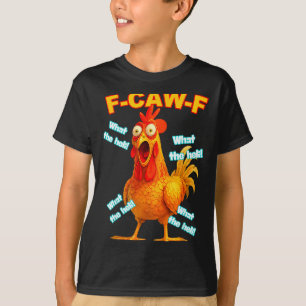 F-caw-f Was Die Heli Huhn Lustiges Meme Vintage  T-Shirt