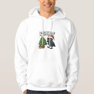 F-caw-f Weihnachtsrabe Krähe Xmas Baum Meme Hoodie