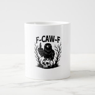 F Caw F Wesentlicher Cooler Einzigartiger Stil Jumbo-Tasse