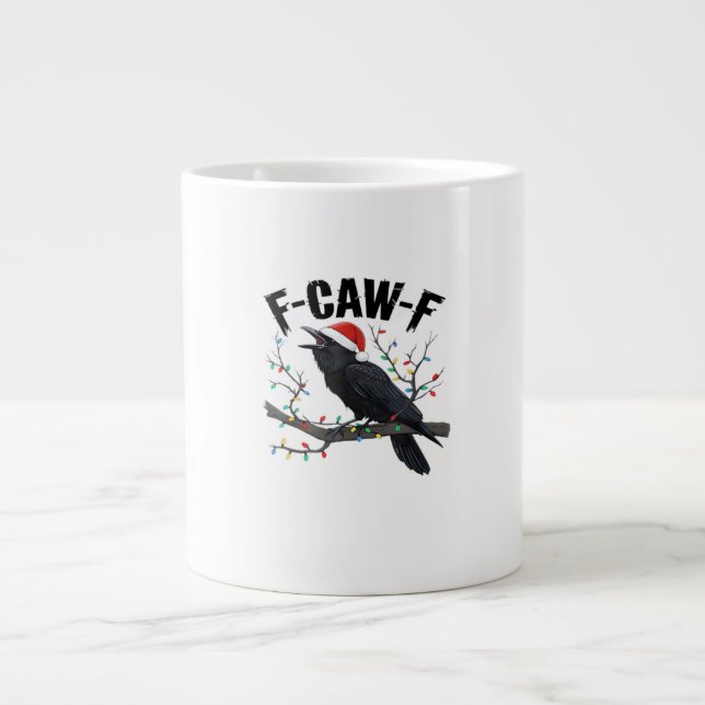 F Caw F Wesentlicher Kreativer Casual-Stil Jumbo-Tasse (Vorderseite)