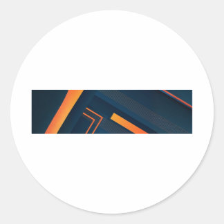 F-Caw-F Wesentlicher kreativer Stil Runder Aufkleber