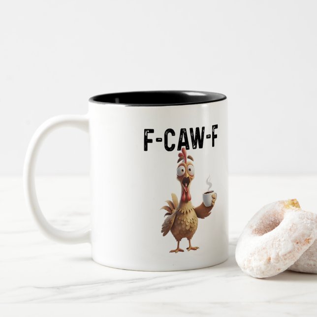 F CAW F ZWEIFARBIGE TASSE (Mit Donut)