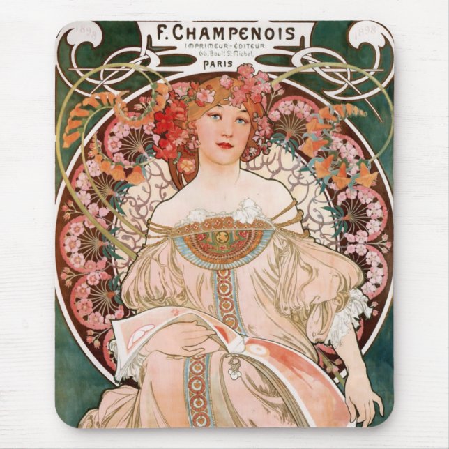 F. Champenois Imprimeur Editeur Mousepad (Vorne)