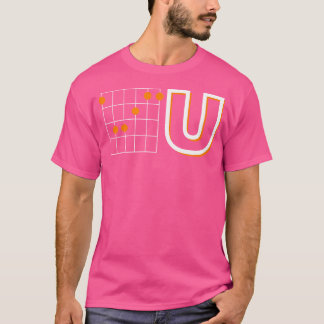 F Chord U - Funny Guitar Player T-Shirt