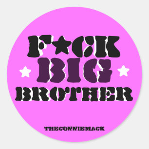F*ck Big Brother Sticker