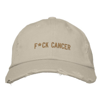 F*CK CANCER EMBROIDERIERTE BASEBALL-GAP BESTICKTE BASEBALLKAPPE