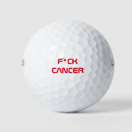 F*ck Cancer Golf Ball - NASA-Stil