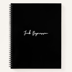 F*ck Depression Journal - Script Edition   CTFOD Notizbuch
