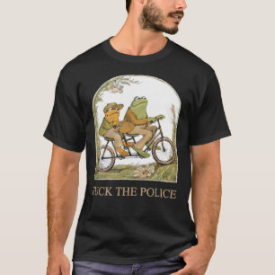 F.Ck der Polizei Frosch und Toad Riding Trending S T-Shirt