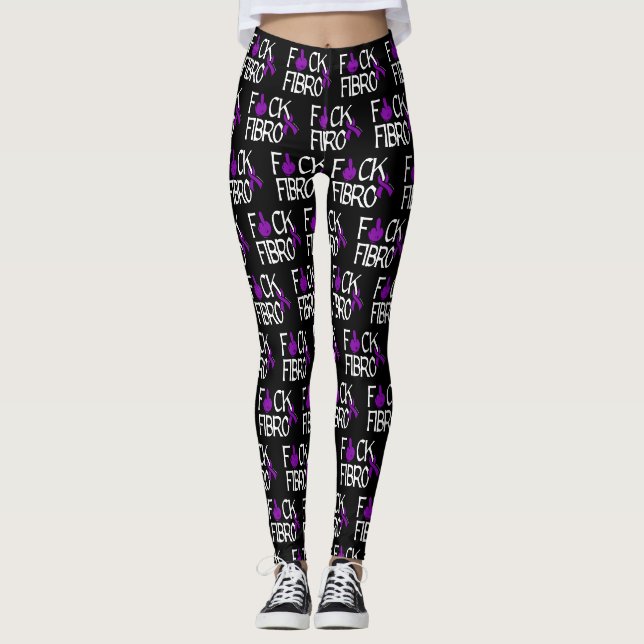 F#CK FIBRO LEGGINGS (Vorderseite)