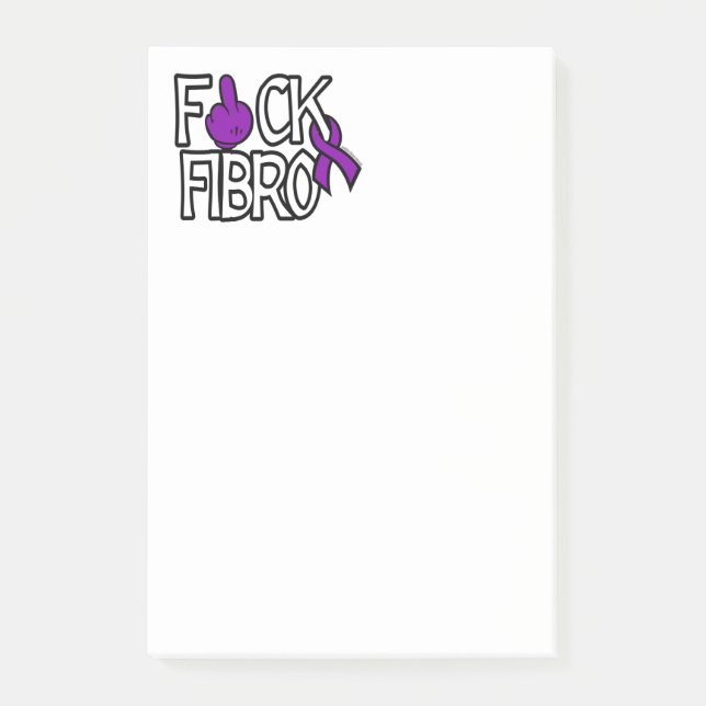 F#CK FIBRO POST-IT KLEBEZETTEL (Vorderseite)