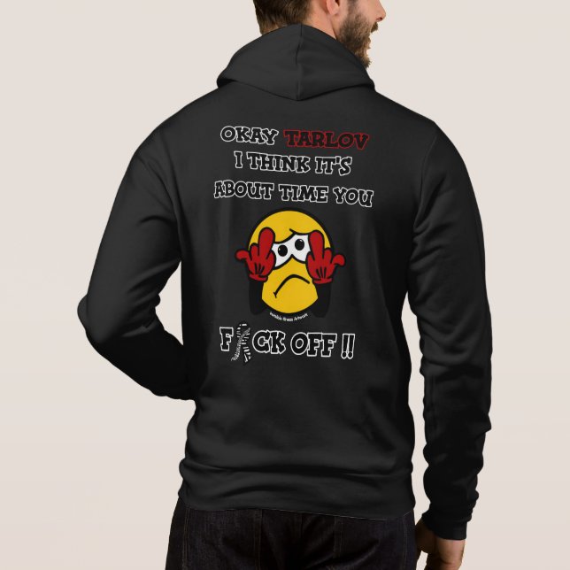 F#CK OFF... Tarlov Cyst Hoodie (Rückseite)
