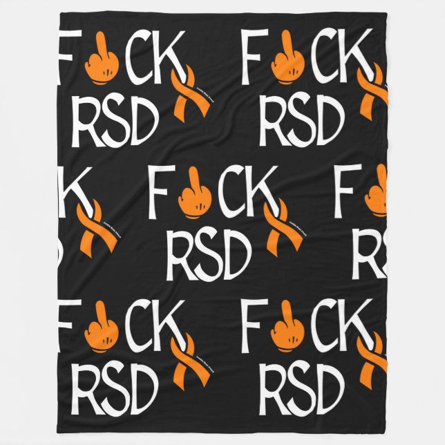 F#CK RSD FLEECEDECKE (Vorderseite)