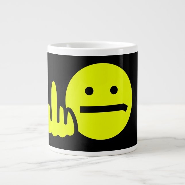 F*ck Sie Jumbo-Tasse (Vorderseite)
