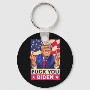 F%ck You Biden Funny Trump Schlüsselanhänger