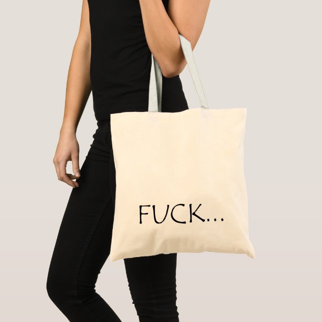 F...curses Slang word T - Shirt Tragetasche (Vorderseite (Produkt))