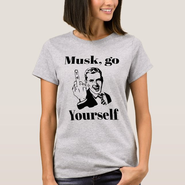 F Du muskst T - Shirt (Vorderseite)