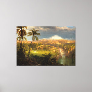 F. E. CHURCH - Passing Shower in the Tropics 1872 Leinwanddruck