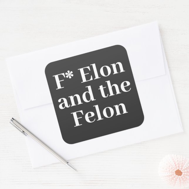 F* Elon Sticker (Umschlag)
