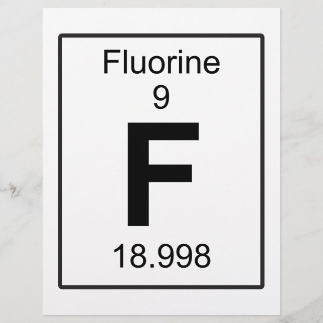 F - Fluor (Vorderseite)