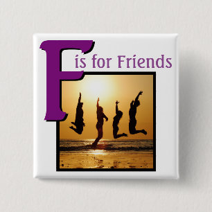 F für Freunde Button