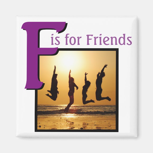 F für Freunde Magnet (Vorne)