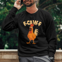 F-GAG-G! Lustiger geschockter Hahn Huhn
