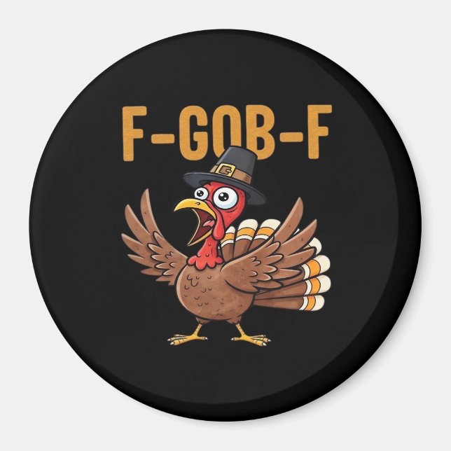 F-GOB-F Klassischer Vintage-Stil Magnet (Vorne)