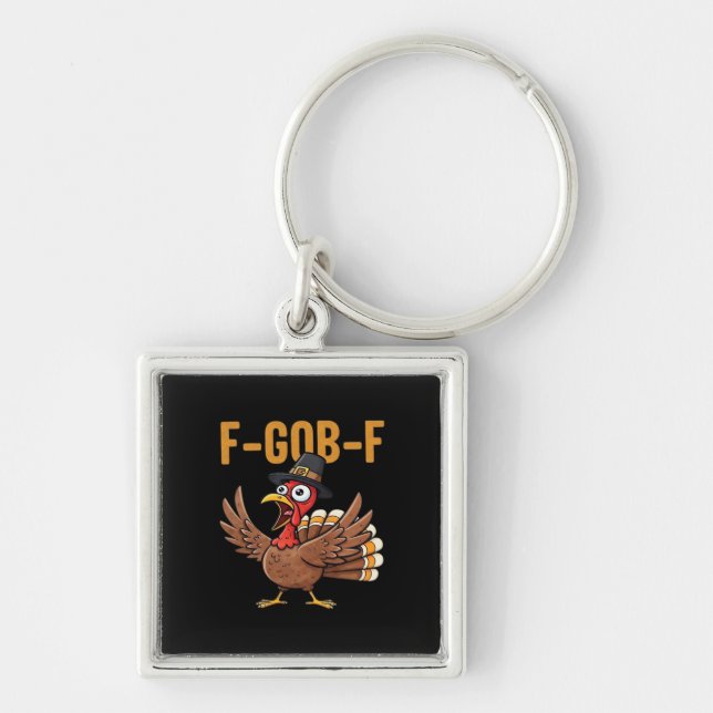F-GOB-F Klassischer Vintage-Stil Schlüsselanhänger (Vorne)
