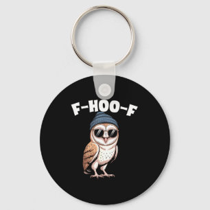 F-hoo-f Lustiger Vogel Meme Grafik Schlüsselanhänger