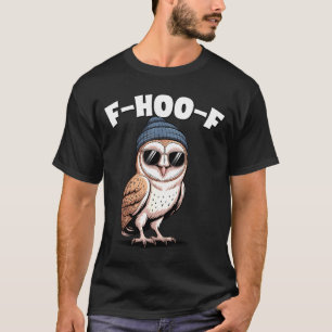 F-hoo-f Lustiger Vogel Meme Grafik T-Shirt