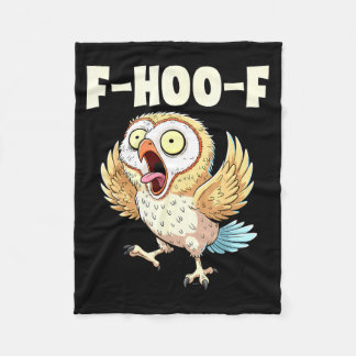 F-hoo-f Owl Meme – Funny Screaming Owl Bird Meme G Fleecedecke