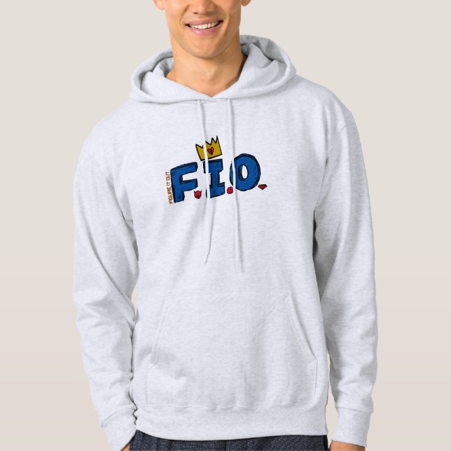 F.I.O. “Figure It Out” – Attention Sweatshirt Blen (Vorderseite)