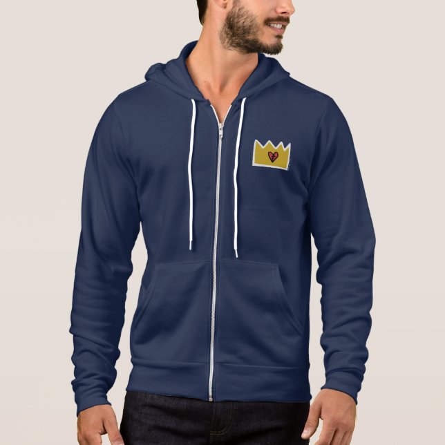 F.I.O. “King Of Pain” Sweatshirt Jacket Dark  (Vorderseite)