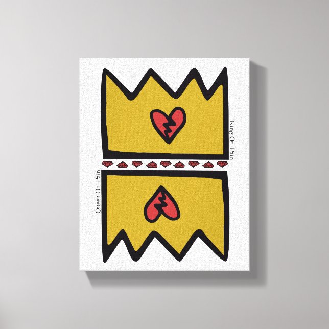 F.I.O. “King & Queen Of Pain”  Leinwanddruck (Vorderseite)