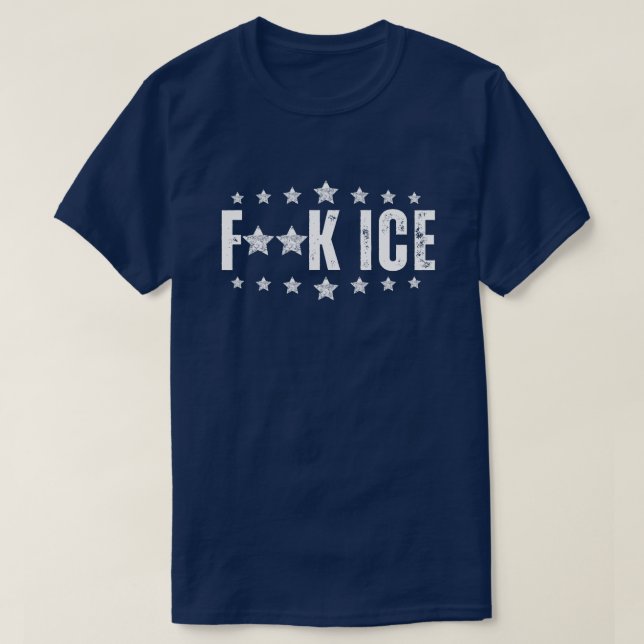 F ICE Protest T-Shirt (Design vorne)