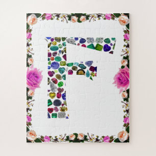 F Initial Gem Design Puzzle