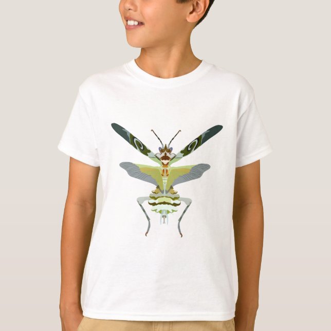 F ist für Blume Mantis T-Shirt (Vorderseite)
