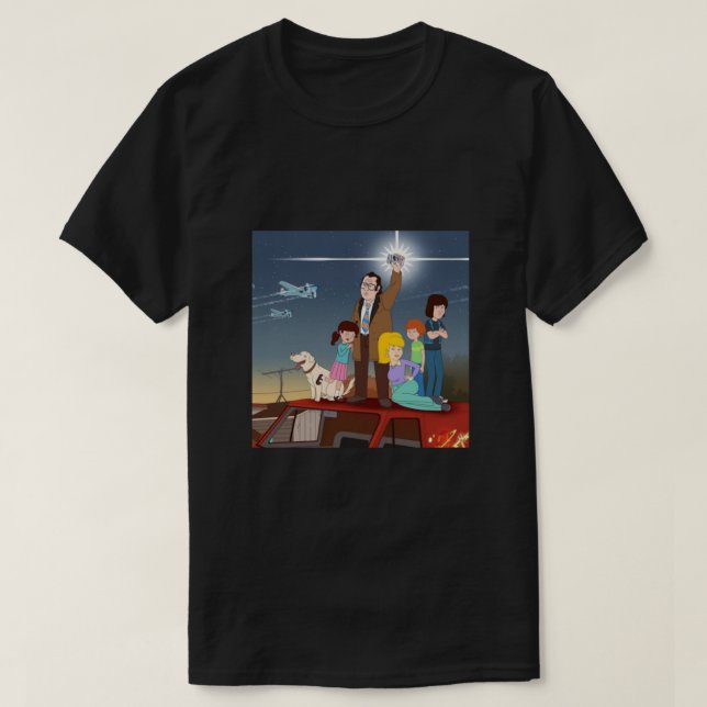 F ist für Familien klassisch T-Shirt (Design vorne)